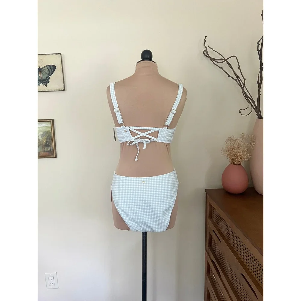 Victorias Secret Gingham Balconette Bikini Set